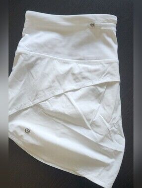 Lululemon White Athletic Shorts